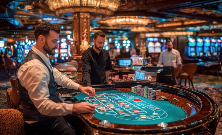 citratoto login live dealer studio with professional roulette table and multi-camera setup